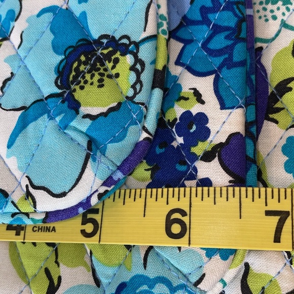 VERA BRADLEY BLUEBERRY BLOOMS TRIO COSMETIC/ACCESSORY BAG COLLECTION NWT - Picture 9 of 11